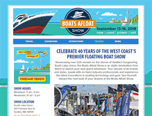 Tablet Screenshot of boatsafloatshow.com